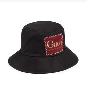 Gucci black bucket hat